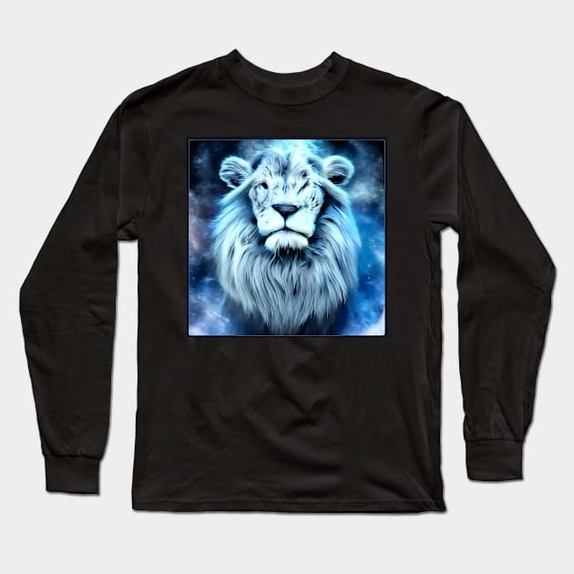 SURREAL LION #1 Long Sleeve T-Shirt by ALLTHINGSMINv